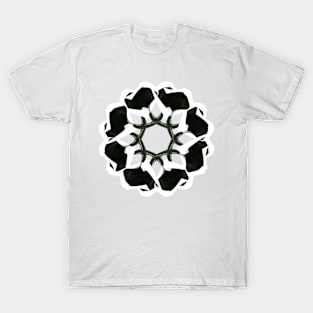Black and white mandala T-Shirt